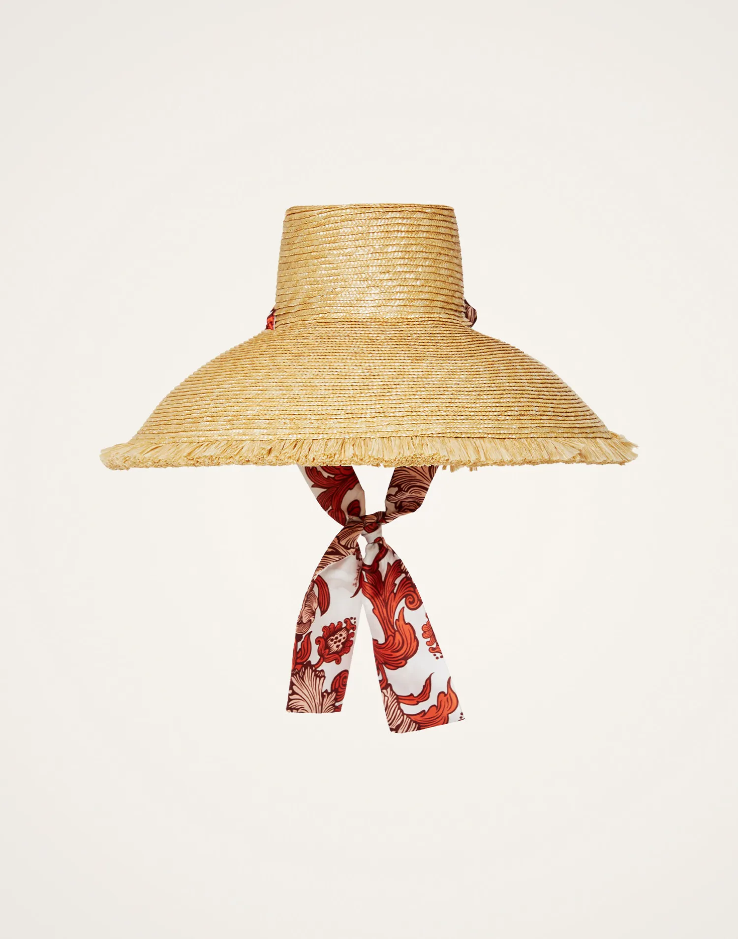 La DoubleJ Cappelli|Accessories<The Sun HatSolid Light Beige in Raffia