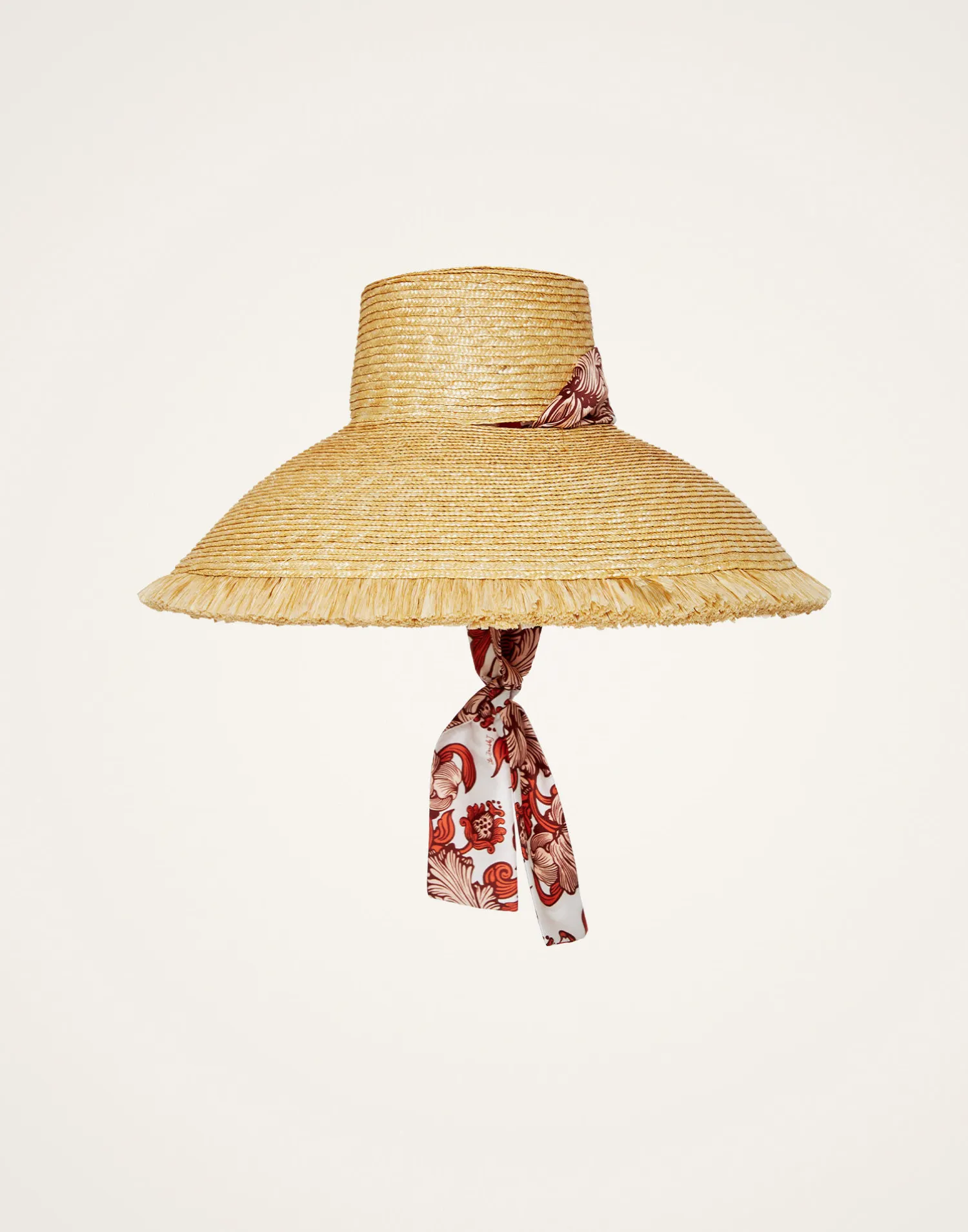 La DoubleJ Cappelli|Accessories<The Sun HatSolid Light Beige in Raffia