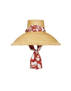 La DoubleJ Cappelli|Accessories<The Sun HatSolid Light Beige in Raffia