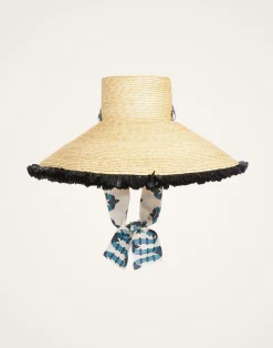 La DoubleJ Cappelli|Accessories<The Sun HatSolid Light Beige in Raffia