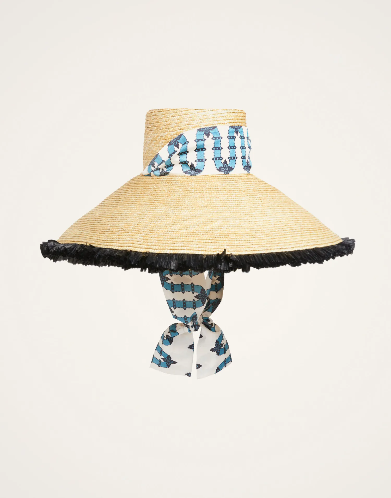 La DoubleJ Cappelli|Accessories<The Sun HatSolid Light Beige in Raffia