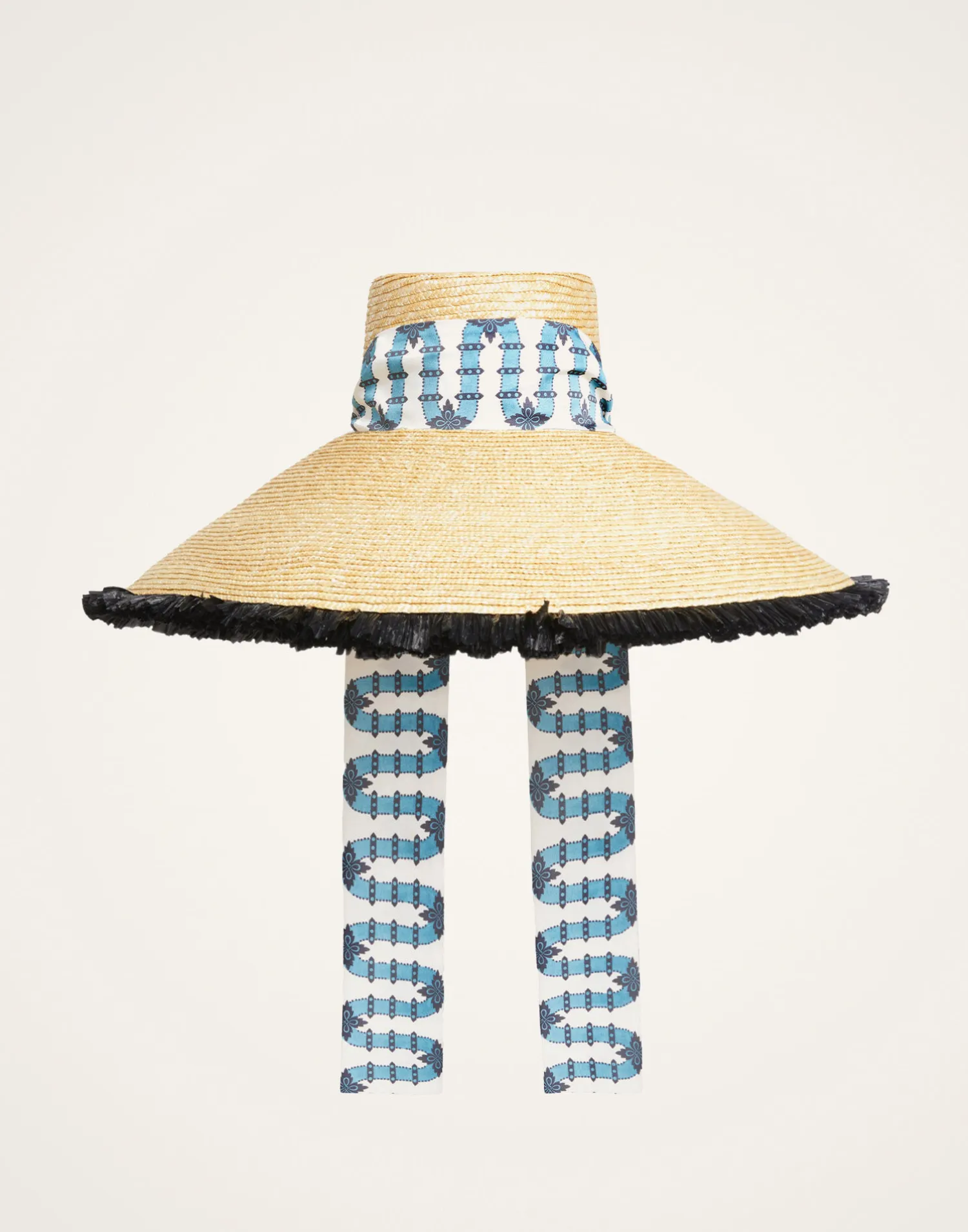 La DoubleJ Cappelli|Accessories<The Sun HatSolid Light Beige in Raffia