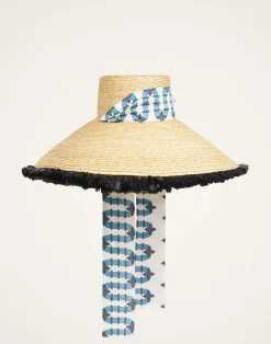 La DoubleJ Cappelli|Accessories<The Sun HatSolid Light Beige in Raffia