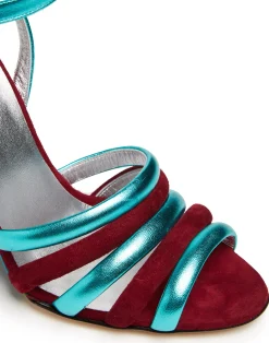 La DoubleJ Scarpe|Accessories<Tones WedgeMezzaluna Green in Duchesse
