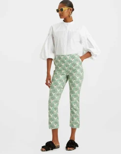 La DoubleJ Pantaloni E Shorts<Torero PantsFans Mint in Shot Cotton