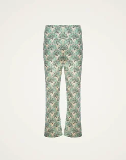 La DoubleJ Pantaloni E Shorts<Torero PantsFans Mint in Shot Cotton