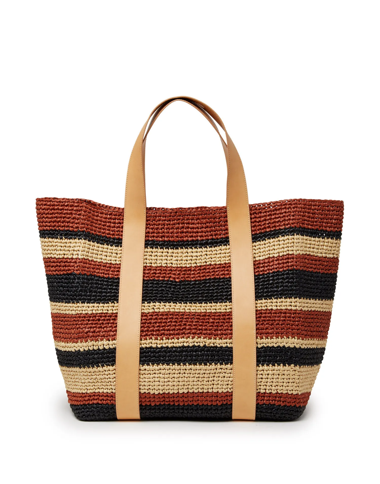 La DoubleJ Borse E Pochettes|Accessories<Tote Raffia BagMulticolor Black in Raffia