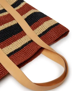 La DoubleJ Borse E Pochettes|Accessories<Tote Raffia BagMulticolor Black in Raffia