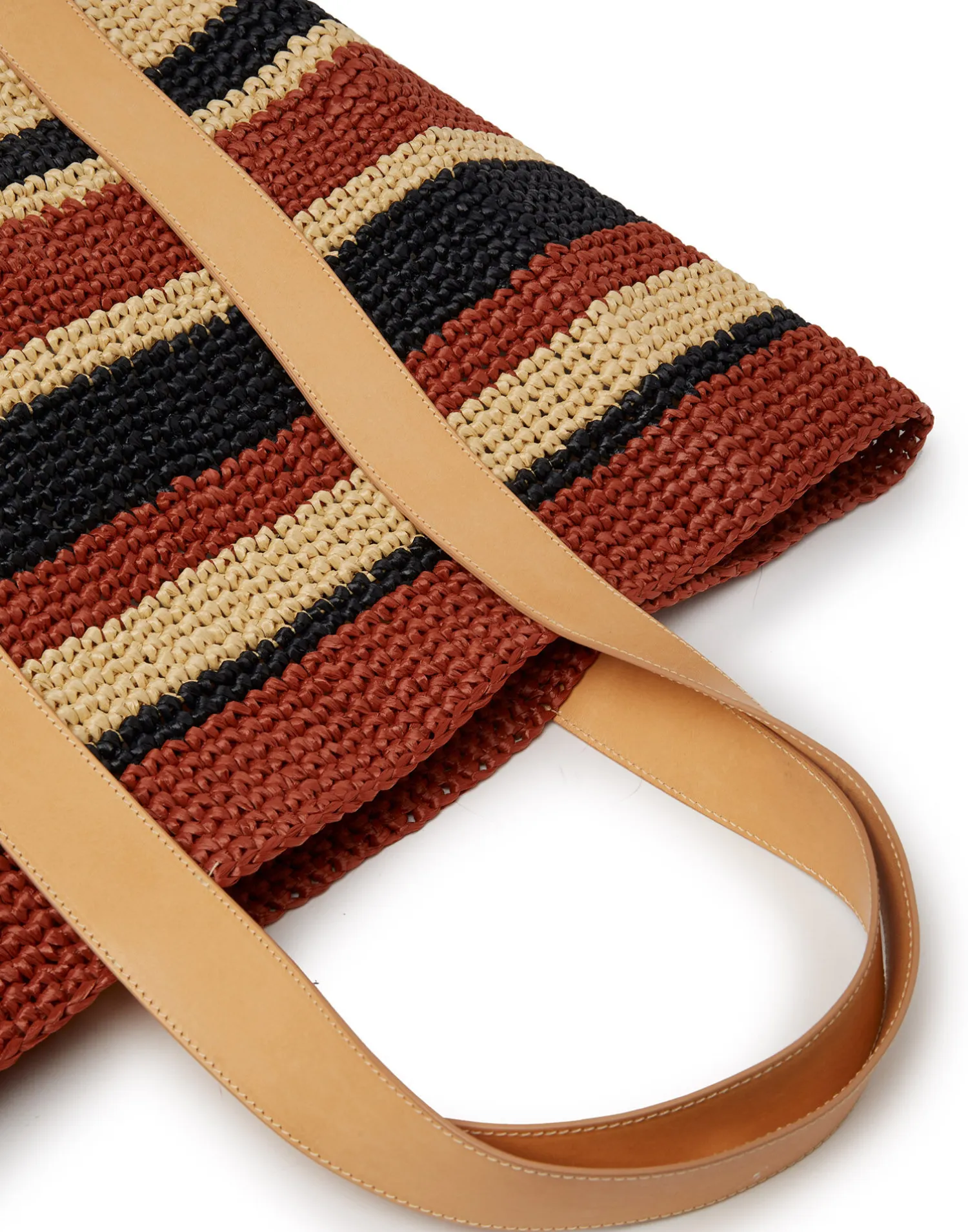 La DoubleJ Borse E Pochettes|Accessories<Tote Raffia BagMulticolor Black in Raffia