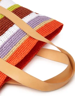 La DoubleJ Borse E Pochettes|Accessories<Tote Raffia BagMulticolor White in Raffia