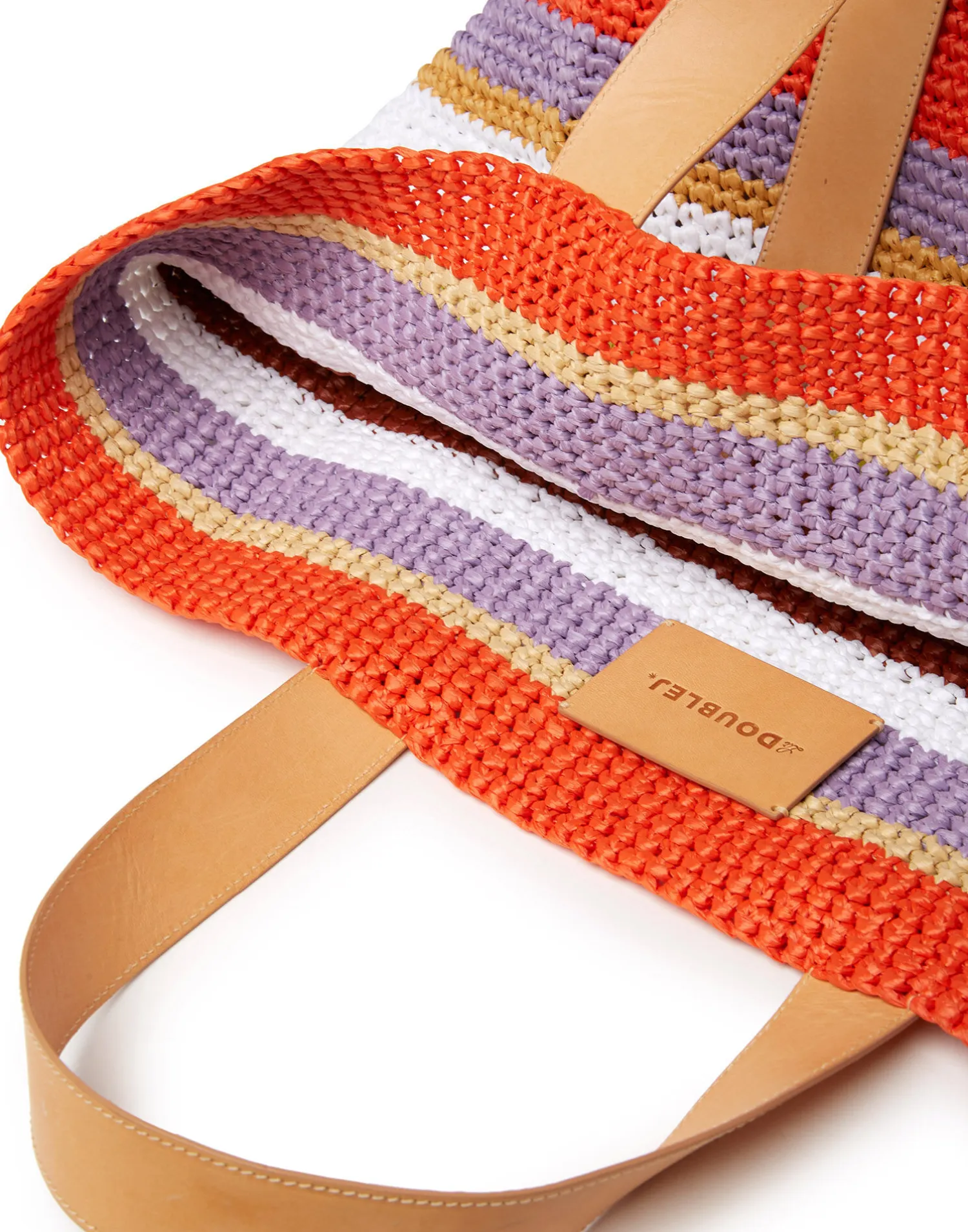 La DoubleJ Borse E Pochettes|Accessories<Tote Raffia BagMulticolor White in Raffia