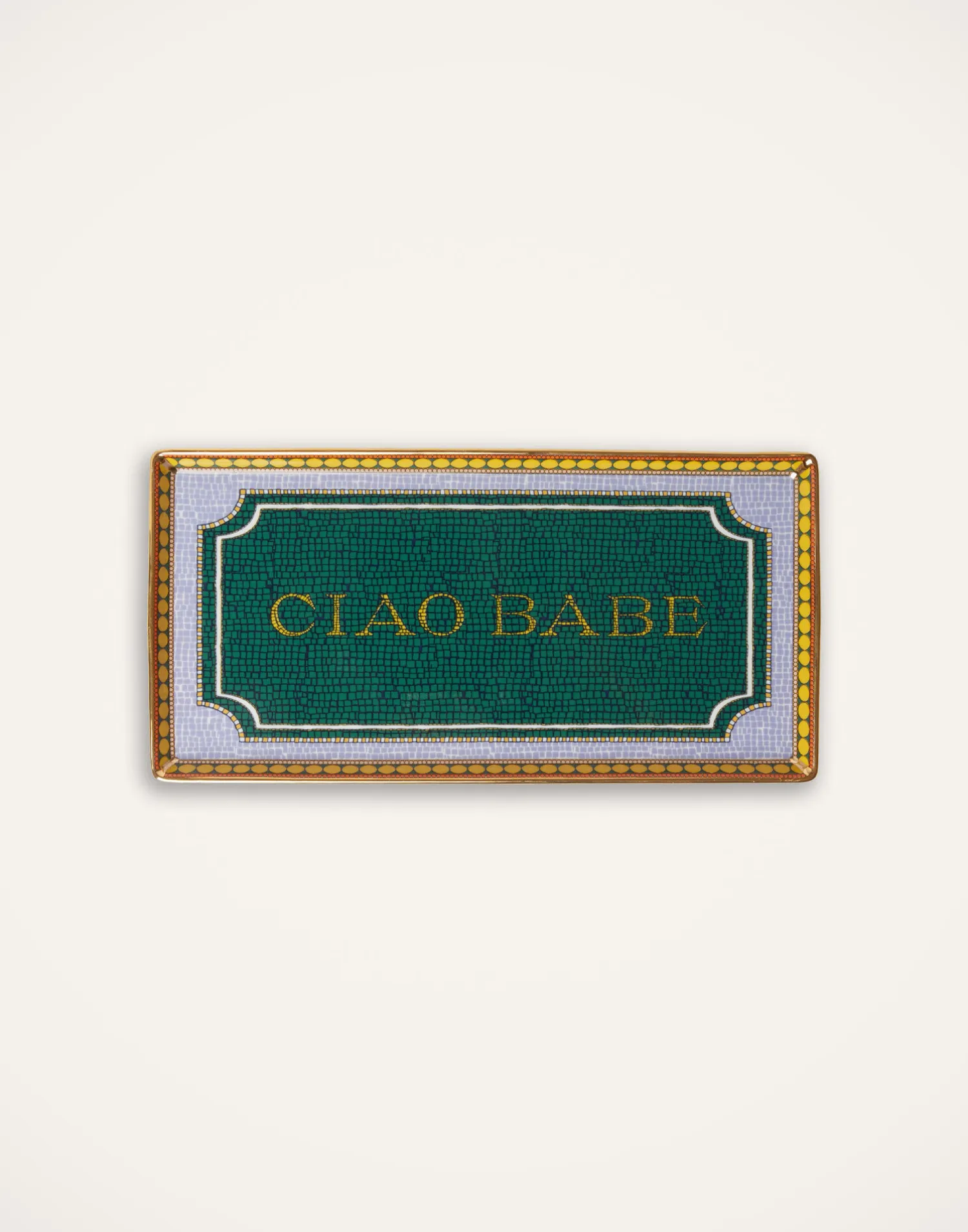 La DoubleJ Vassoi E Svuotatasche|Home Décor<TrayCiao Babe in Porcelain