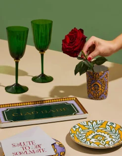 La DoubleJ Vassoi E Svuotatasche|Home Décor<TrayCiao Babe in Porcelain