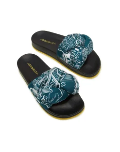 La DoubleJ Scarpe|Accessories<Treccia SlidesIonic in Twill