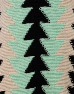 La DoubleJ Capispalla|Maglieria<Trine CapeMint in Wool Intarsia