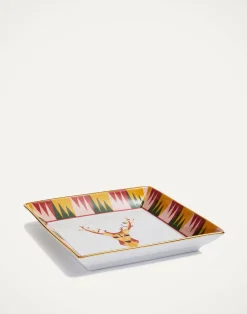La DoubleJ Vassoi E Svuotatasche|Home Décor<Trinket Tray (20X20)Deer in Porcelain