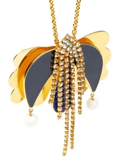 La DoubleJ Bijoux|Accessories<Tulip NecklaceOro Blu in Bras
