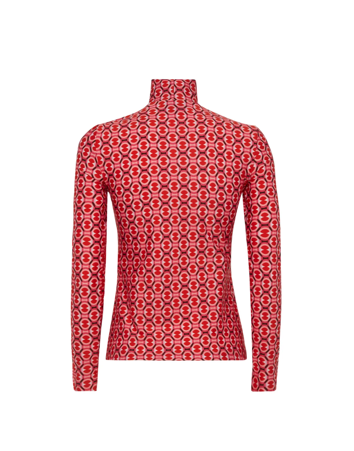 La DoubleJ Loungewear<TurtleneckSugar Rush Red in Skinny Jersey