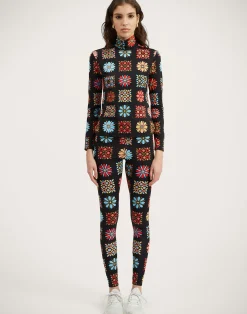 La DoubleJ Loungewear<TurtleneckVetrata in Skinny Jersey