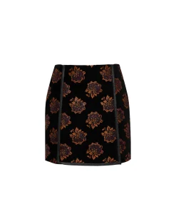 La DoubleJ Gonne<Twiggy SkirtRosette Black in Jacquard