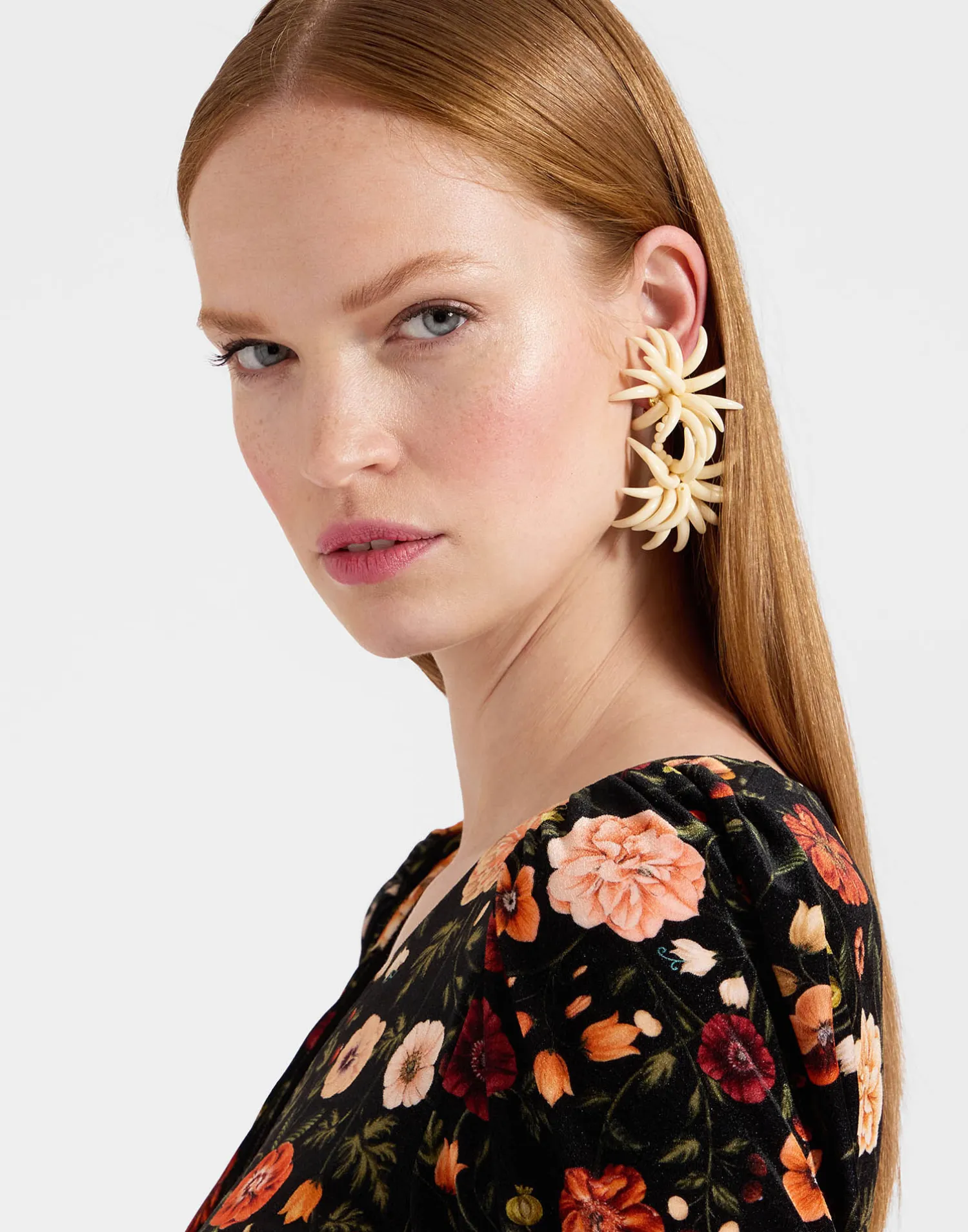 La DoubleJ Vestiti<Vaudeville DressBotticelli Black in Velvet Stretch