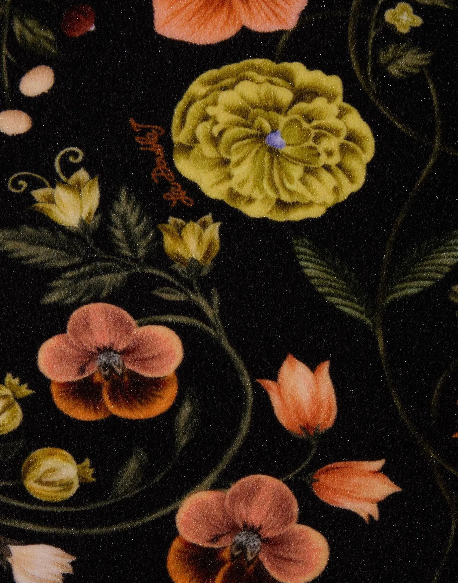 La DoubleJ Vestiti<Vaudeville DressBotticelli Black in Velvet Stretch