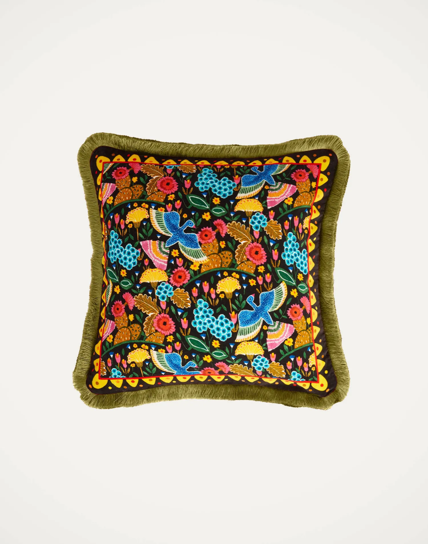 La DoubleJ Cuscini E Coperte|Home Décor<Velvet CushionColombo Black in Cotton Velvet