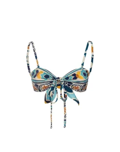 La DoubleJ Moda Mare<3-Way Bandeau TopCasareale Small Placèe Cream in Lycra