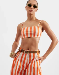 La DoubleJ Moda Mare<3-Way Bandeau TopRiviera in Lycra