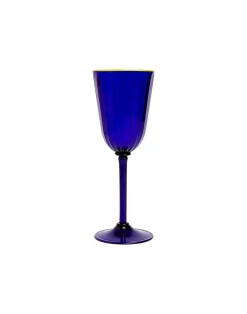 La DoubleJ Bicchieri|Vetro<Wine Glasses Set Of 2Blue in Murano Glass