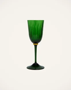 La DoubleJ Bicchieri|Vetro<Wine Glasses Set Of 2Green in Murano Glass
