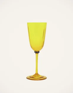 La DoubleJ Bicchieri|Vetro<Wine Glasses Set Of 2Yellow in Murano Glass