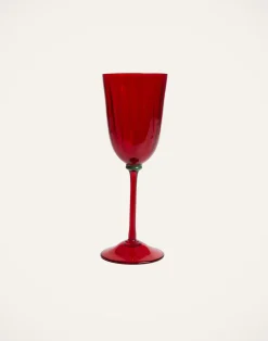 La DoubleJ Bicchieri|Vetro<Wine Rainbow Glasses Set Of 2Red in Murano Glass