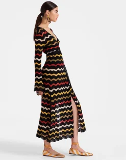 La DoubleJ Maglieria|Vestiti<Zephyr DressBlack in Lace