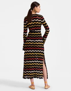 La DoubleJ Maglieria|Vestiti<Zephyr DressBlack in Lace